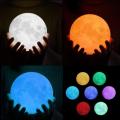 Remote Control Color Changing Moon Lamp. 