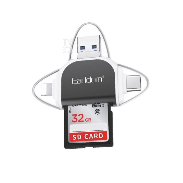 Earldom ET OT71 6 In 1 USB OTG Card Reader