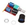 JAERBEE Mini DC Motor PWM Speed Controller 3V 6V 12V 24V 35VDC 90W 5a DC Motor Speed Control Switch LED Dimmer. 