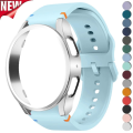 Uonevic 47 mm sic 436 CLAS 7 6 5 WatchGalaxy for Samsung 4 40 44mm Computer Hot Selling Case Silicone Strap Protector Bumper for Sports Bracelet. 