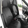 (COKP) Car Seat Covers Full Set - Premium Faux Leather Automotive Front Seat Protectors for Car Truck SUV. 