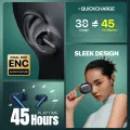 (New Launch) Asta WOLF Strike Wireless Earbuds | 45H Playtime | Dual ENC Noise Cancellation | Bluetooth 5.3 | Fast Charging | Black, White & Blue. 