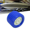 Ktteay Boat Trailer Ribbed Wobble Rollers, Trailer Roller Boat Ramp Rollers Boat Lift Wheels Kit for Boat Yacht Trailer,4pcs. 