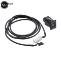 Aweisuan 【Lrofessional service】8pin Car Radio Aux-In Socket Plug Aux Adapter For Suzuki Sx4 Grand Vitara Wire Harness Audio Aux Cable Adapter Accessories. 