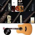 Guitarra Accessories Musical Instrument Bass Guitar Inlay Sticker Electric Guitar Acoustic Guitar Fretboard Sticker Guitar Sticker Inlay Decals Guitar Decals. 