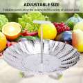 Stainless Steamer Basket,for Cooking,Fit Various Size Pot(5.1-9Inch). 