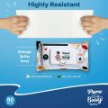 PURE Non-Alcoholic Baby Wipes – 80 Wipes | Gentle Cleansing | Skin-Safe | Made in Nepal. 