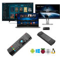 【2025 Version】 MX3 2.4GHz Air Mouse Wireless Mini Keyboard Backlit Remote Control With Multimedia Keys For Android TV Box Smart TV PC Windows. 
