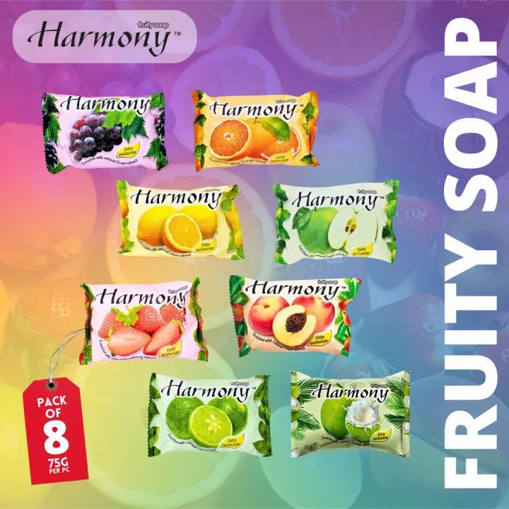 Harmony%20Fruity%20Soap%20Bar%20with%20Natural%20Fruit%20Extract%20(75g)%20(Mix%20Multipack)%20-%20Image%203