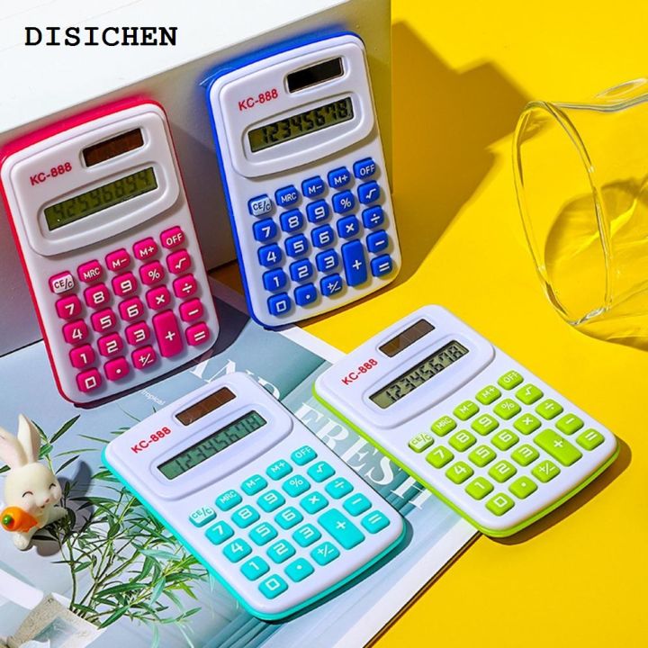 DISICHEN%20Bargain%20price%20Mini%20Calculator%20Sensitive%20Button%20Accounting%20Tool%20Portable%20Students%208%20Digits%20Pocket%20Calculator%20For%20Teacher%20Student%20School%20-%20Image%204