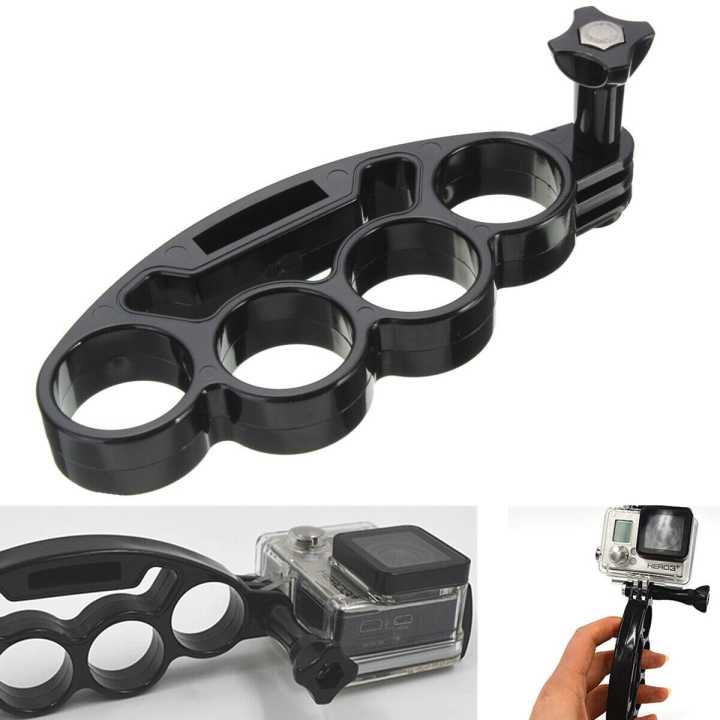 GoPro Hero 4 3 + 3 2 1 Cameras, High performance Ergonomic Finger Grip on Finger Joints For Gopro And Action Cameras.