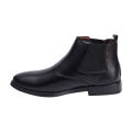 Sunrise Black Full Chelsea  Design  Leather Shoe For Men. 