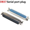10PCS DB9 DB15 DB25 DB37 9/15/25/37 Pin Straight 180 Degree Male Female Plug D-sub Mounting Connector DP9 DP15 DP25 DP37. 