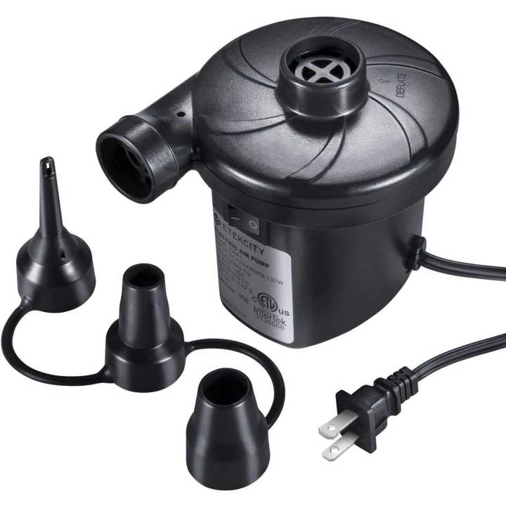 Electrical Air Pump, Quickly Inflates & Deflates All Large Volume Inflatables