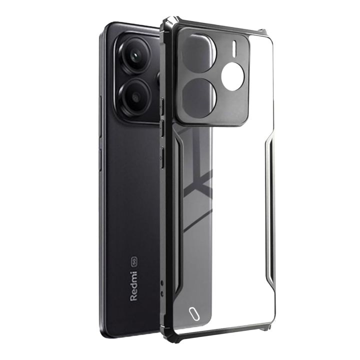 Redmi Note 14 (5G) Ipaaky Border Cover With  Back Transparent