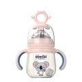 Aiwibi BPA-FREE Baby Feeding Bottle with Flexible Straw Design Allow 360° Drinking 180ml. 
