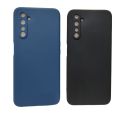 Realme 6 /Realme 6s/ Realme 6i India( Side Fingerprint Model ) Silicone Soft Cover Case | Microfiber Inside. 