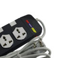 Silvertek 'ST-550' - 3000W(Max) Multiplug 5 Charging Port | 3 Meter Cable Length | Individual Switch & Surge Protector | 100% Copper Accessories. 