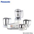 PANASONIC MX-AC400 White 550 Watt Juicer Mixer Grinder With 4 Jars (White). 