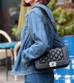 Side Bag Ladies Crossbody Bag Trendy Box Bag Shoulder Bag Available With Chain. 