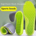 1Pair Sports Insoles Cuttable High Elastic Soft Breathable Shock Absorption Sneakers Shoe Pads. 