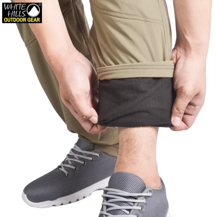 Outdoor%20Hiking%20Trekking%20Bike%20Riding%20Inner%20Fleece%20Winter%20Stretchable%20Warm%20Khaki%20Trouser%20for%20Men%20-%20Image%203