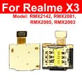 Scoket Bracket Adapter SIM Card X3 for Realme X505GX3 Superzoom Tray Slot Card Reader Connector Flex Cable. 