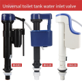 Bathroom Water Tank Inlet Valve Toilet Water Tank Fittings Intake Valve Toilet Fill Valve with G1/2 Converter. 