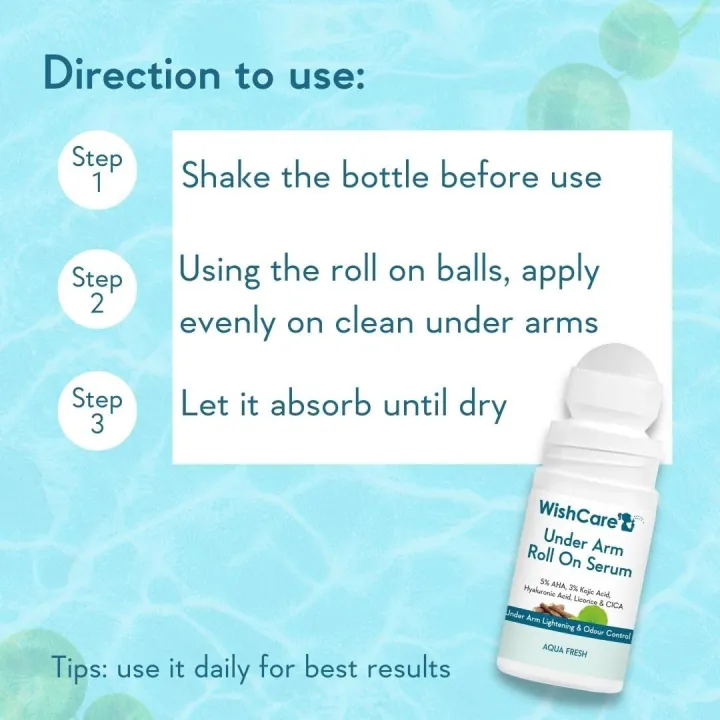 WishCare%20Underarm%20Roll%20On%20Serum%20-%205%25%20AHA,%203%25%20Kojic%20Acid,%20Hyaluronic%20Acid,%20Licorice%20Underarm%20Lightening%20&%20Odour%20Control%20Long%20Lasting%20Aqua%20Fragrance-50ml%20-%20Image%206