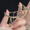 Fashion Handmade Bamboo Joint Tassel Beaded Bracelet Bamboo Leaf Bracelet Gifts JIJIN. 