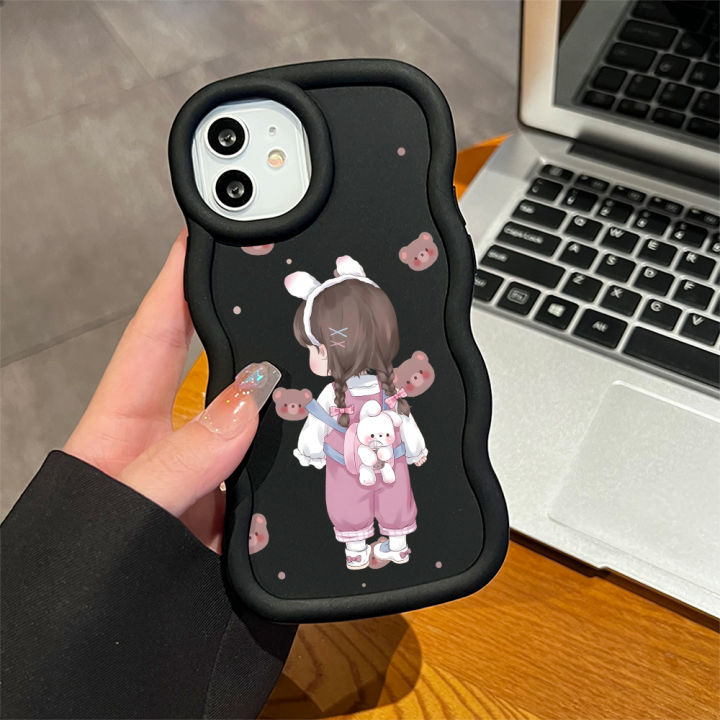 Hontinga%20for%20Redmi%20Note%208%20Back%20Cover%20Cute%20Girl%20Pattern%20Luxury%20Soft%20Silicone%20Macaron%20Wave%20Mobile%20Case%20-%20Image%206