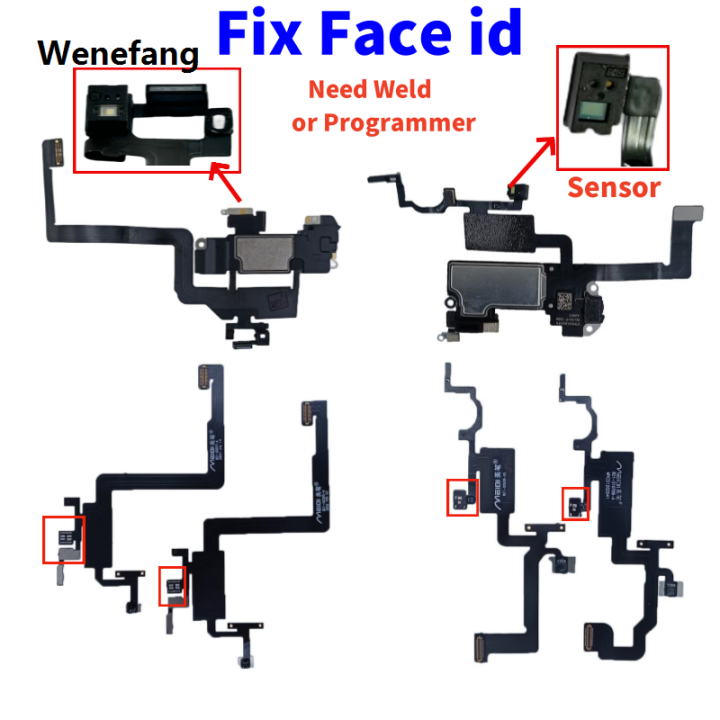 Wenefang%201pcs%20Top%20Front%20Ear%20Speaker%20For%20iPhone%2012%20Pro%20Max%20X%20XS%2011%20Earpiece%20Fix%20Face%20ID%20Sensor%20Proximity%20Small%20Headset%20Parts%20-%20Image%202