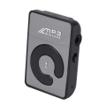 FORIDE 4X Mini Mirror Clip USB Digital MP3 Music Player Support 8GB SD TF Card Black. 