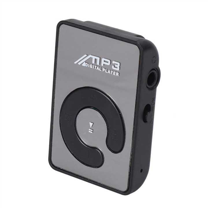FORIDE%204X%20Mini%20Mirror%20Clip%20USB%20Digital%20MP3%20Music%20Player%20Support%208GB%20SD%20TF%20Card%20Black%20-%20Image%202