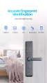 Eseye Easy Biometric Fingerprint Keyless Entry Alexa for Home App Finger Smart Digital Door Lock Remote Control. 