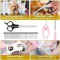 Professional Ceramic Blade Electric Dog Hair Clipper Electric Cordless Grooming Trimmer Kit Rechargeable Clippers Hair Shaver Cat/Dog/Rabbit. 