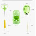 First cry-Baby Nail Care Clipper Scissors Set Grooming Healthcare Kits Infant Scissors 4in1 Manicure Cutter Set. 
