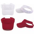 Set Of 2 Solid Unisex Sports Half  Empty Cap By Rc. 