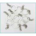 Metal Flat keyChain/KeyRing 100 pcs packet. 