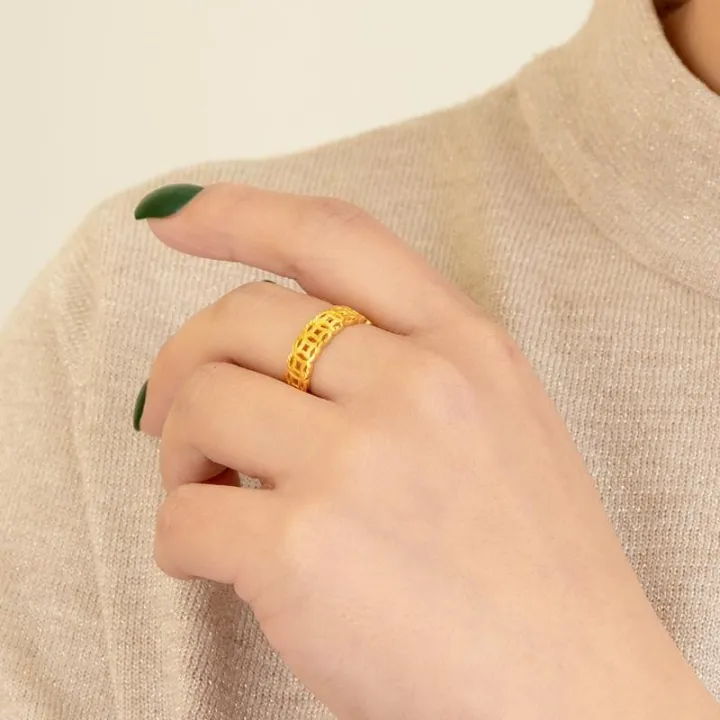 New%202025%20Women%20Lucky%20Charm%20Ring%20Money%20Catcher%20Coin%20Stainless%20Charm%20Finger%20Ring%20Feng%20Shui%20Mantra%20Rings%20-%20Image%207