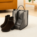 2Pcs Portable Transparent Boot Storage Bag Dustproof Foldable Shoes Storage Bags Waterproof with Handle Boots Storage Organizer Outdoor. 
