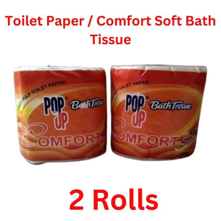 Toilet Paper Comfort Soft Bath Tissue - 2 Rolls