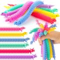 5Pcs Fidget Worm Noodle Stretch String Kawaii Unicorn Party Favors For Kids Autism Sensory Toys Juguetes Antiestrés Para Niños. 