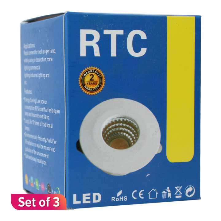 RTC Cob Light 3w Set Of 3