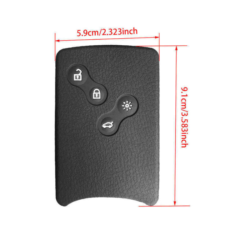 For%20Renault%20Stage%20Clio%20Logan%20Megane%202%203%20Koleos%20Scenic%20Card%20Keychain%20Case%204%20Button%20Car%20Silicone%20Cover%20Phone%20Number%20Key%20Chain%20Fit%20-%20Image%204