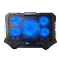 Laptop Cooling Pad / S500 Gaming Laptop Cooling Pad / Blue Led Fans / RGB Side Lights / 2 x USB /With Mobile Holder. 