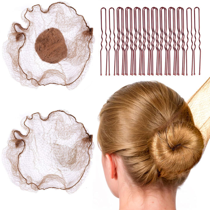 Original Hairnet Mesh Shaping Bun/Suit Shape U and Hairnet Invisible ...