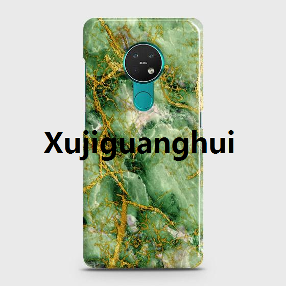 Xujiguanghui%20Nokia%207.2%20Cover%20Case%20Green%20and%20golden%20marbel%20Hard%20Cover-%20Design%2026%20Cover%20-%20Image%202