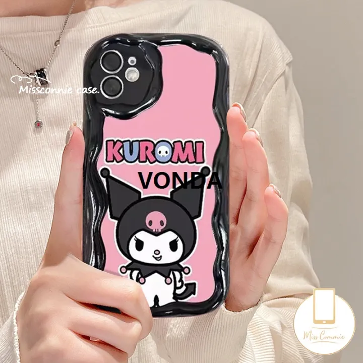 VONDA%20MissConnie%20For%20Tecno%20Spark%2010C%20Go%202023%202024%2010%20Camon%2020%20Infinix%20Hot%2010Lite%2020i%208%2030i%20Hot%2012%2030%209%2010%2011%2020%2010T%20Play%20Note%2012%20G96%2030%20Pro%20Smart%207%205%206%20Plus%20Fashion%20Creative%20Cartoon%20Cute%20Blush%20Black%20Pink%20Kuromi%20Soft%20Cover%20Affordable%20-%20Image%204