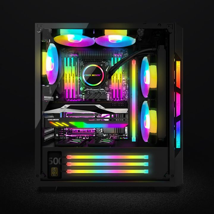 F300%20Chassis%20Light%20Bar%203PINx2+4PIN%205V%20ARGB%20Desktop%20Computer%20Chassis%20Ambient%20Light%20Decorative%20LED%20Light%20Strip%20-%20Image%205